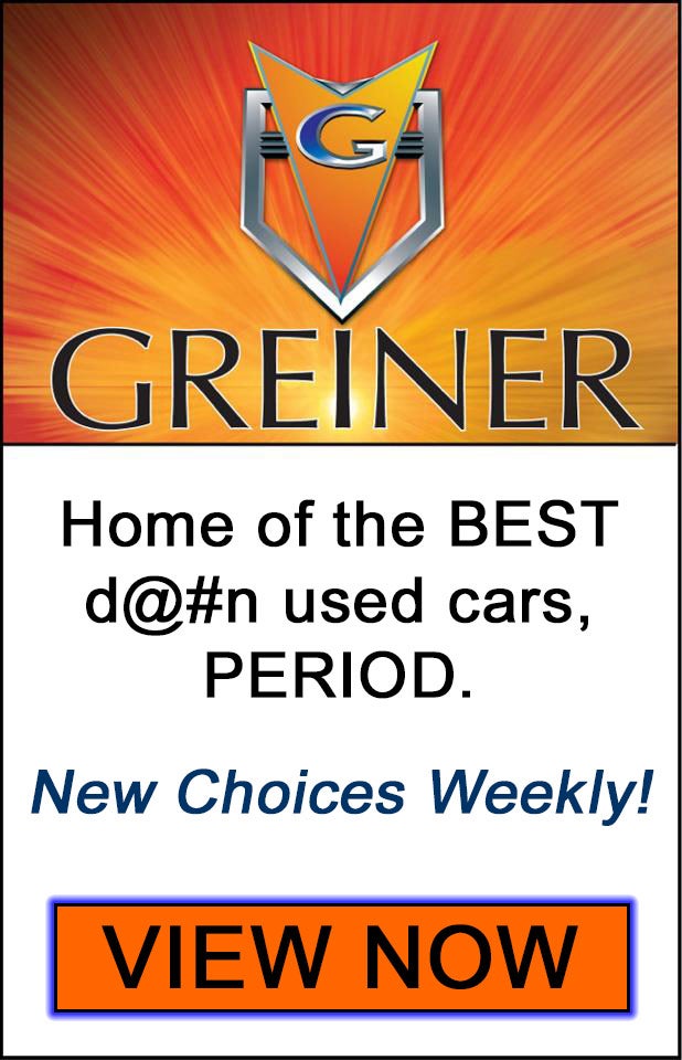 Greiner - Home of the BEST d@#n used cars, Period. New Choices Weekly! - View Now! | Caposio Buick GMC VICTORVILLE, CA